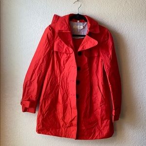 STEVE MADDEN RED RAIN JACKET